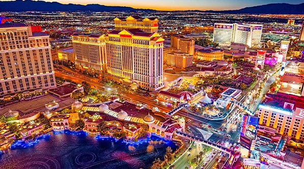 The Las Vegas Strip in Nevada